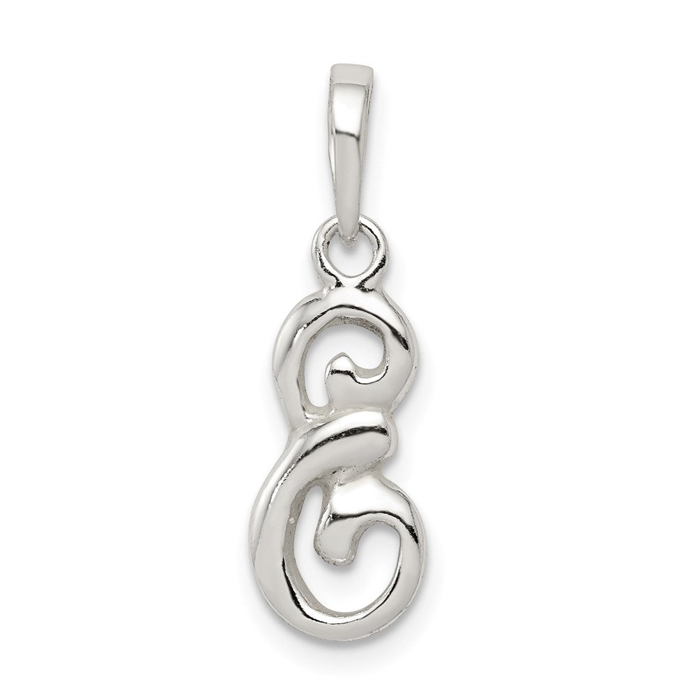 Sterlingsilber Buchstabe E Initiale Anhänger