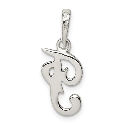 Sterlingsilber Buchstabe F Initiale Anhänger