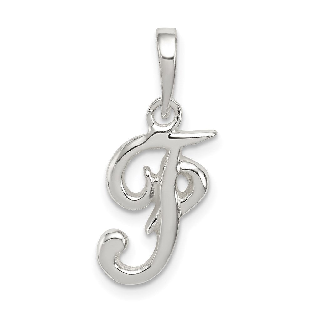 Sterlingsilber Buchstabe F Initiale Anhänger