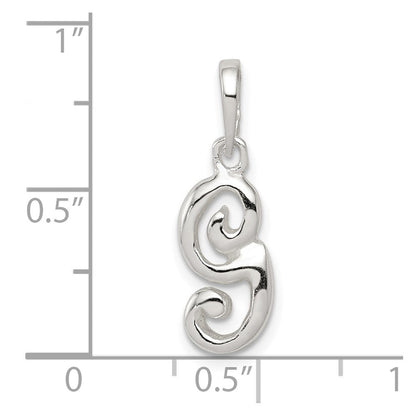 Sterlingsilber Buchstabe G Initiale Anhänger