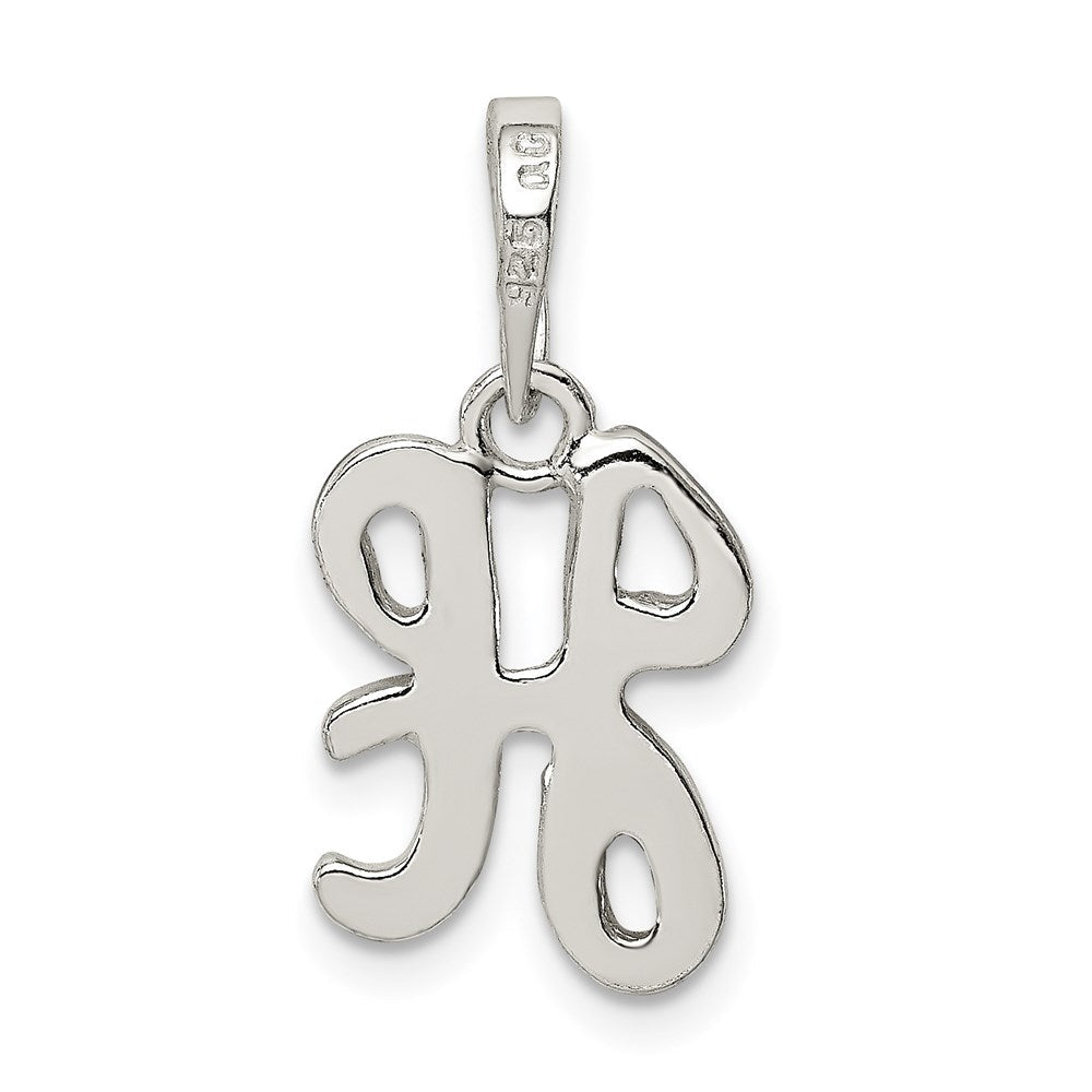 Sterlingsilber Buchstabe H Initiale Anhänger