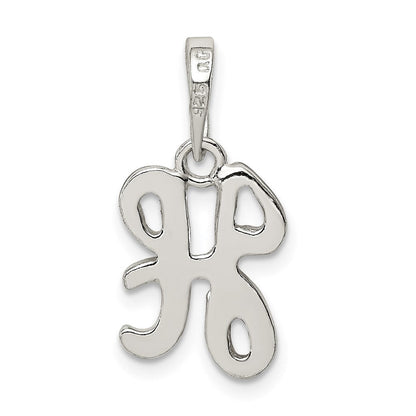 Sterlingsilber Buchstabe H Initiale Anhänger
