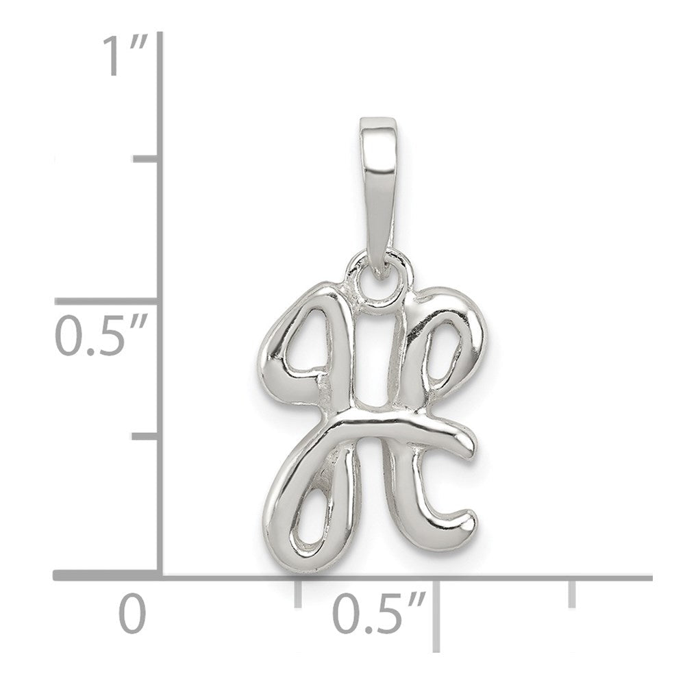 Sterlingsilber Buchstabe H Initiale Anhänger