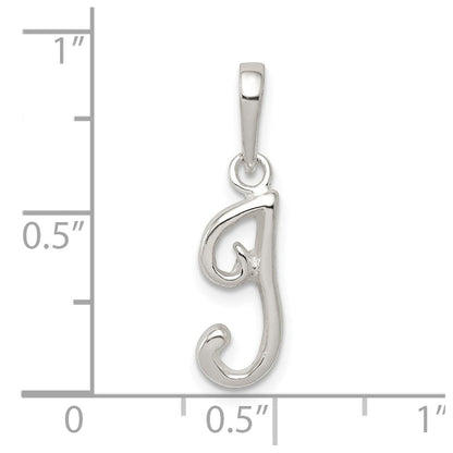 Sterlingsilber Buchstabe I Initiale Anhänger