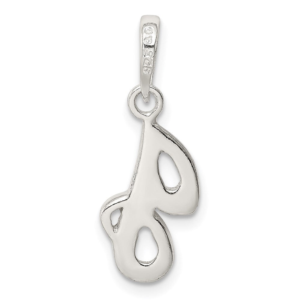 Sterlingsilber Buchstabe J Initiale Anhänger