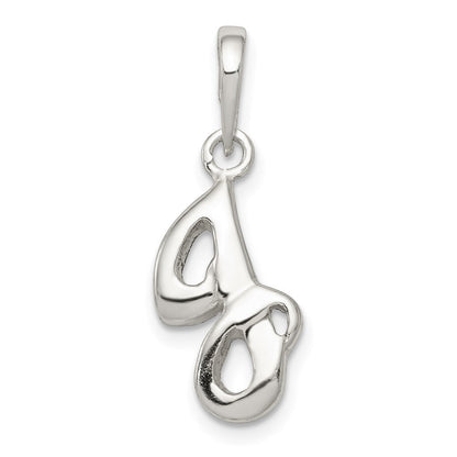 Sterlingsilber Buchstabe J Initiale Anhänger
