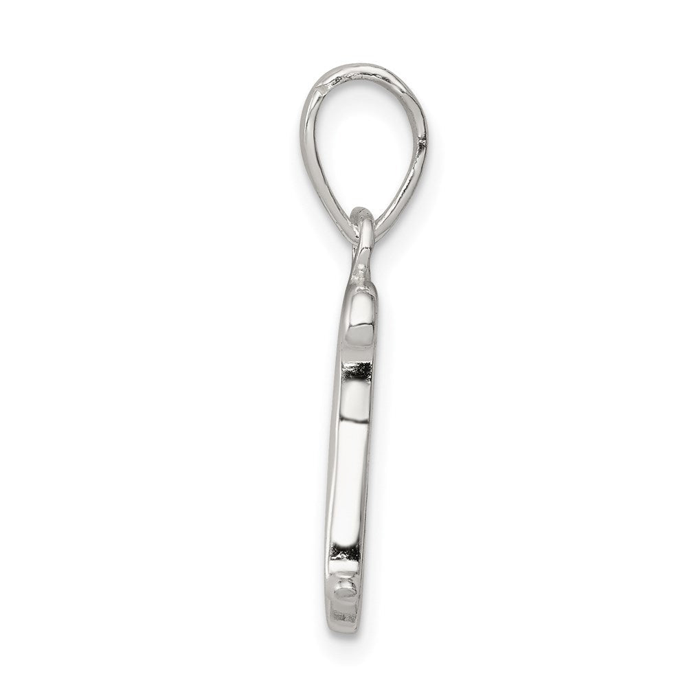 Sterlingsilber Buchstabe K Initiale Anhänger