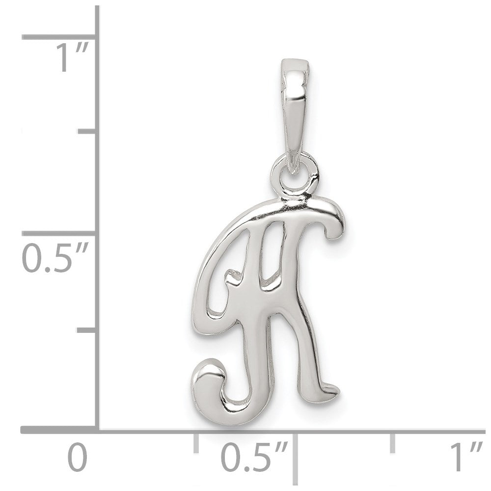 Sterlingsilber Buchstabe K Initiale Anhänger