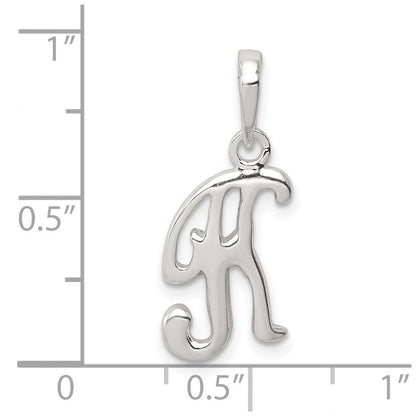 Sterlingsilber Buchstabe K Initiale Anhänger