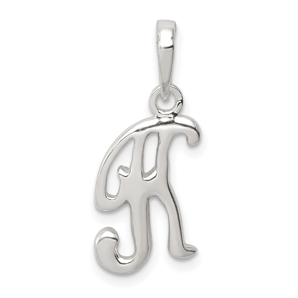 Sterlingsilber Buchstabe K Initiale Anhänger
