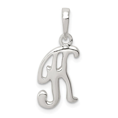 Sterlingsilber Buchstabe K Initiale Anhänger