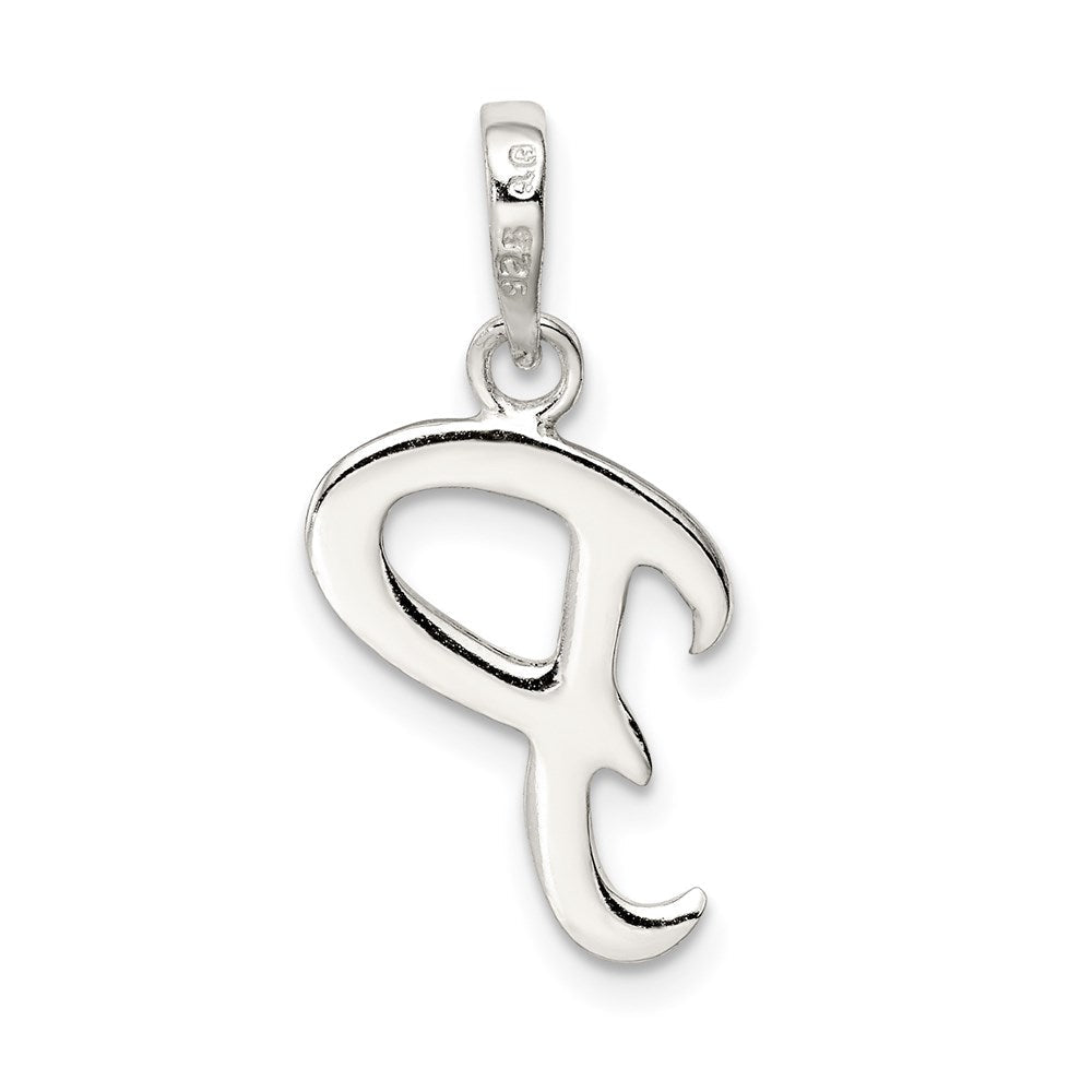 Sterlingsilber Buchstabe P Initiale Anhänger