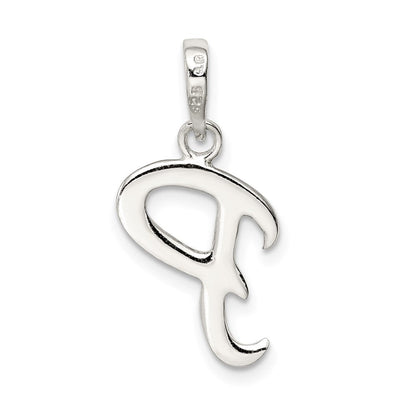 Sterlingsilber Buchstabe P Initiale Anhänger