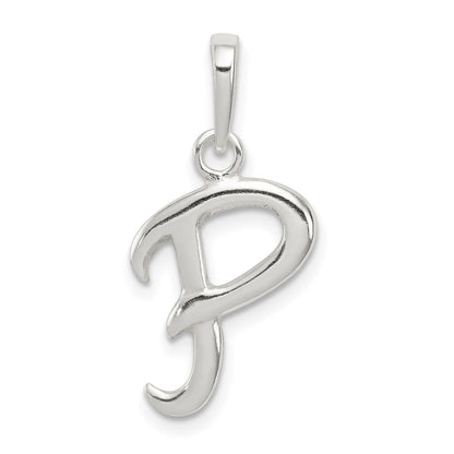 Sterlingsilber Buchstabe P Initiale Anhänger
