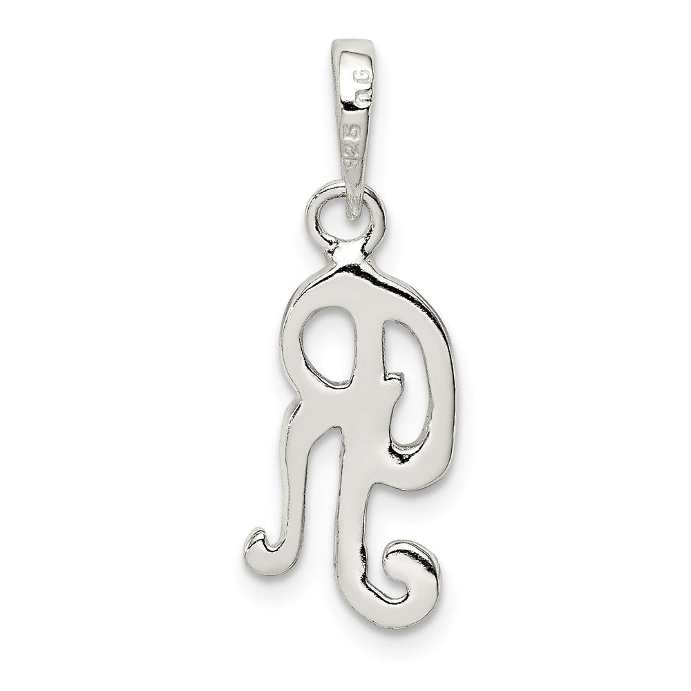 Sterlingsilber Buchstabe R Initiale Anhänger