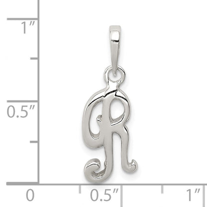 Sterlingsilber Buchstabe R Initiale Anhänger