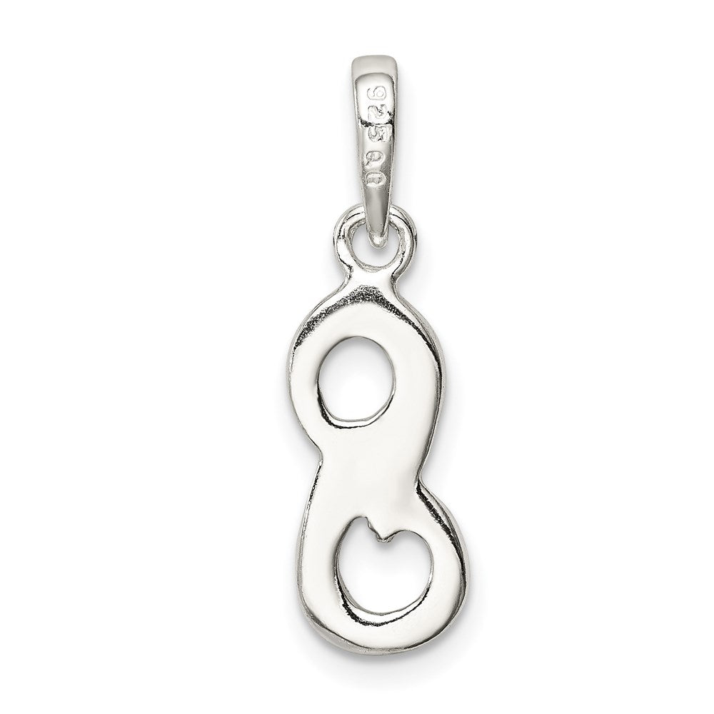 Sterlingsilber Buchstabe S Initiale Anhänger