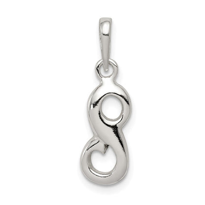 Sterlingsilber Buchstabe S Initiale Anhänger