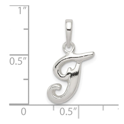 Sterlingsilber Buchstabe T Initiale Anhänger