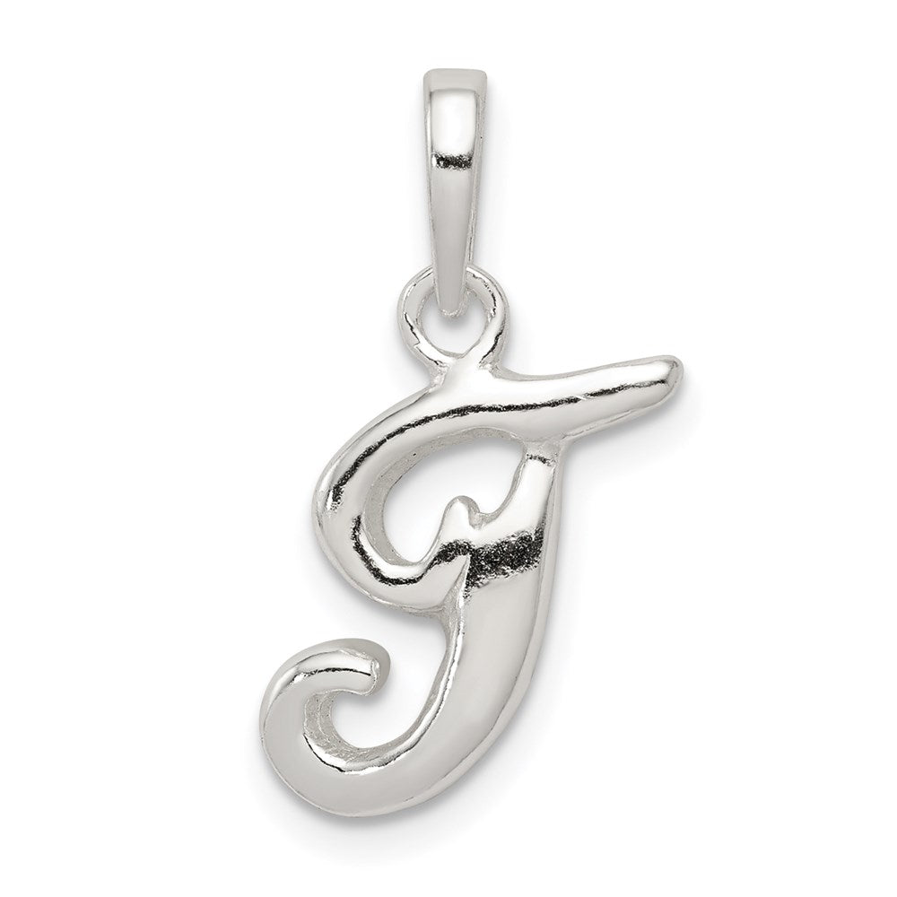 Sterlingsilber Buchstabe T Initiale Anhänger