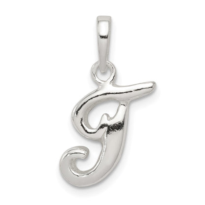 Sterlingsilber Buchstabe T Initiale Anhänger