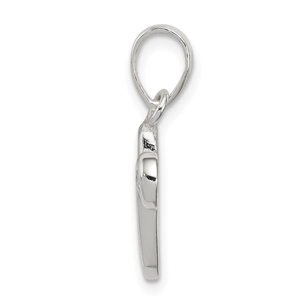 Sterlingsilber Buchstabe V Initiale Anhänger