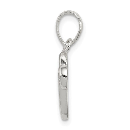 Sterlingsilber Buchstabe V Initiale Anhänger