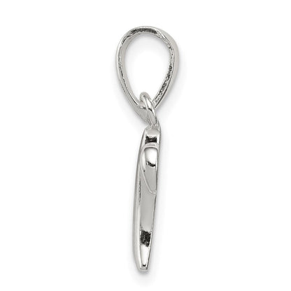 Sterlingsilber Buchstabe W Initiale Anhänger