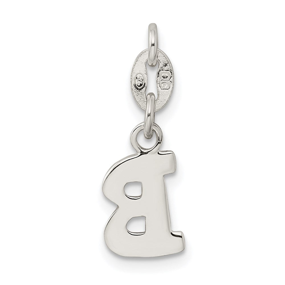 Sterlingsilber Buchstabe B Initiale Charm