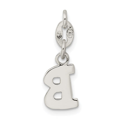 Sterlingsilber Buchstabe B Initiale Charm