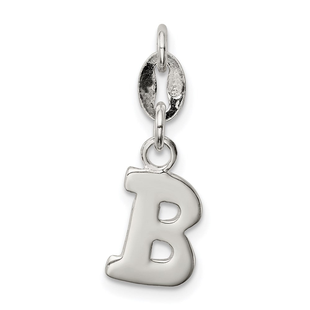 Sterlingsilber Buchstabe B Initiale Charm