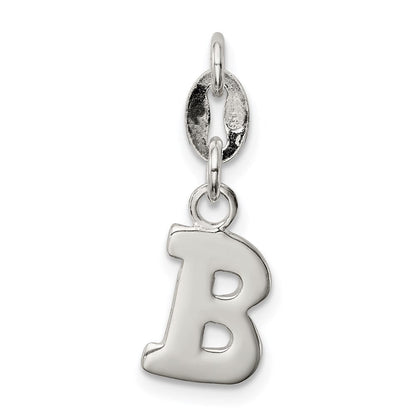 Sterlingsilber Buchstabe B Initiale Charm