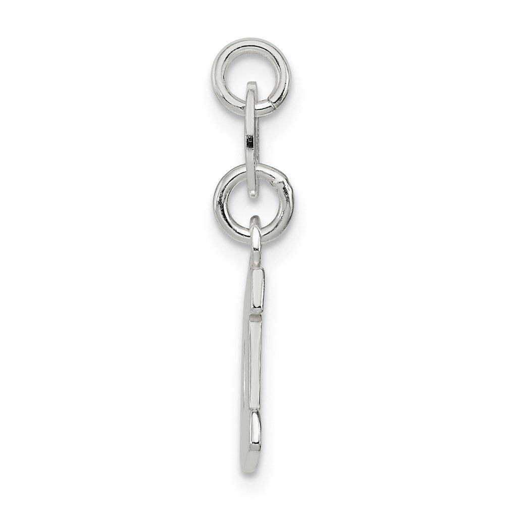 Sterlingsilber Buchstabe D Initiale Charm