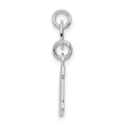 Sterlingsilber Buchstabe D Initiale Charm