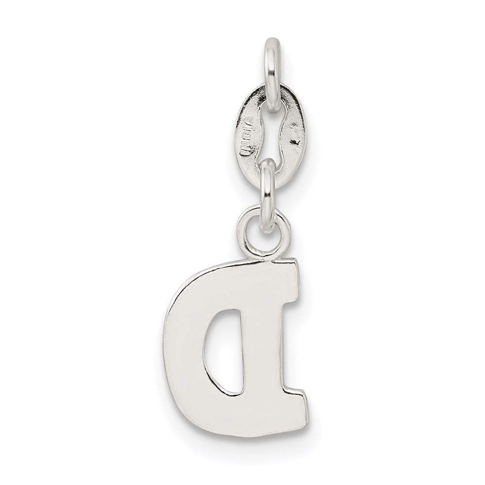 Sterlingsilber Buchstabe D Initiale Charm
