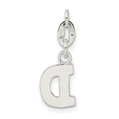 Sterlingsilber Buchstabe D Initiale Charm