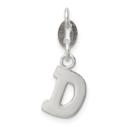 Sterlingsilber Buchstabe D Initiale Charm