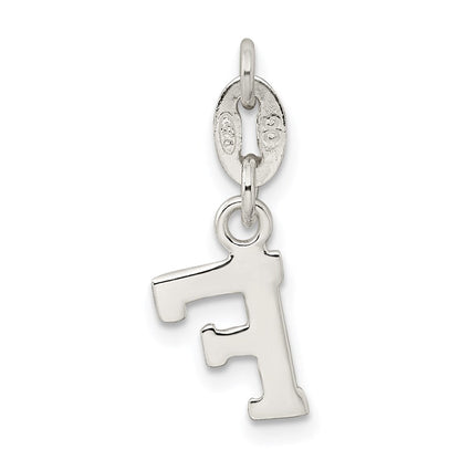 Sterlingsilber Buchstabe F Initiale Charm