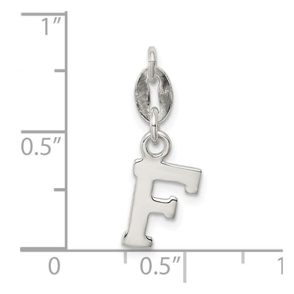 Sterlingsilber Buchstabe F Initiale Charm