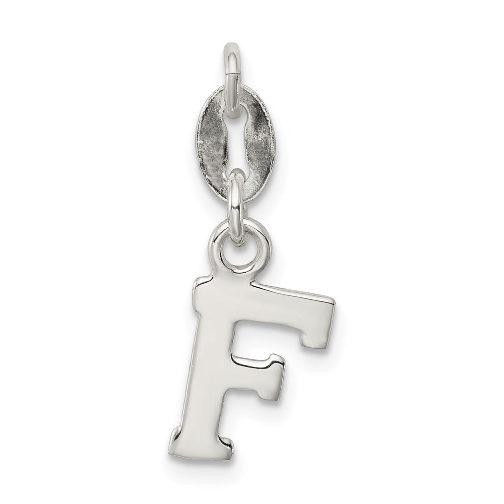 Sterlingsilber Buchstabe F Initiale Charm