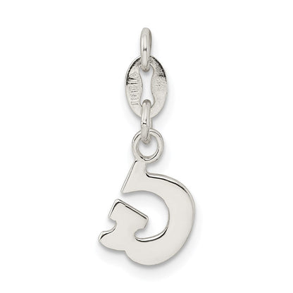 Sterlingsilber Buchstabe G Initiale Charm