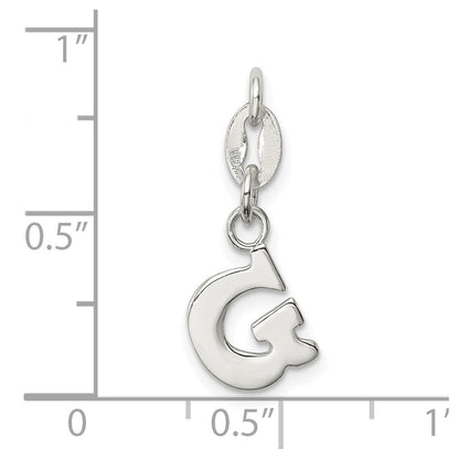 Sterlingsilber Buchstabe G Initiale Charm