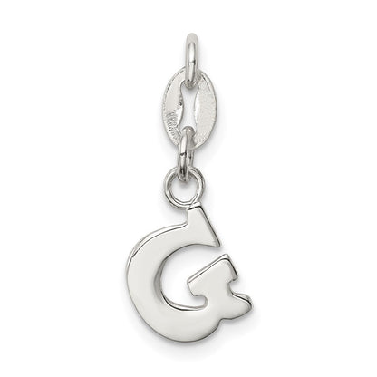 Sterlingsilber Buchstabe G Initiale Charm