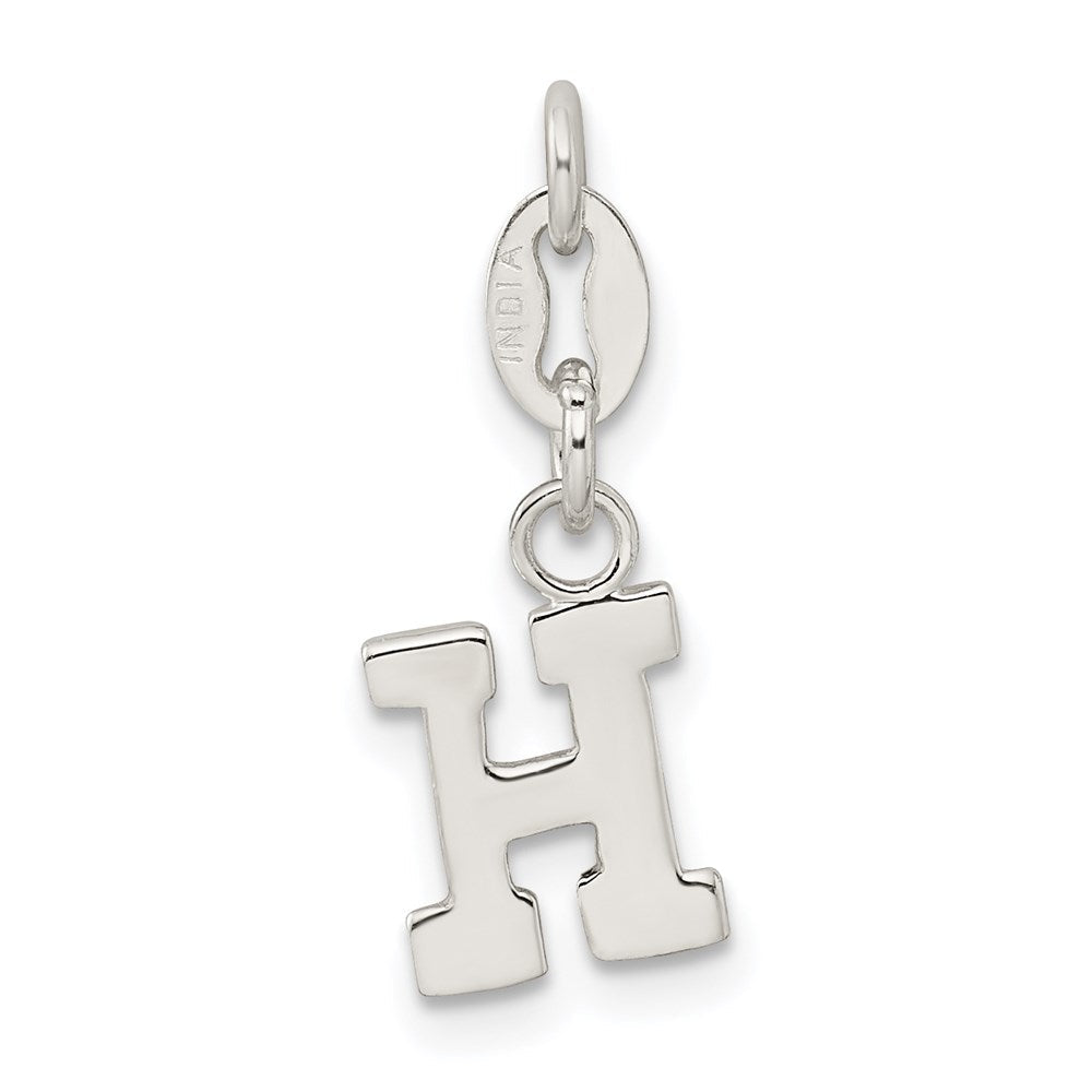 Sterlingsilber Buchstabe H Initiale Charm