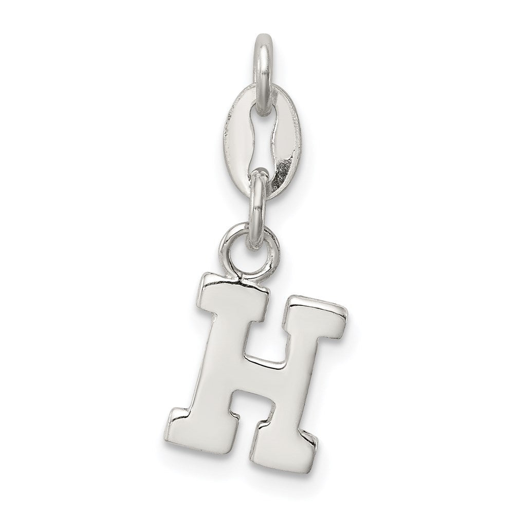 Sterlingsilber Buchstabe H Initiale Charm