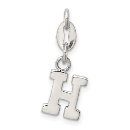 Sterlingsilber Buchstabe H Initiale Charm