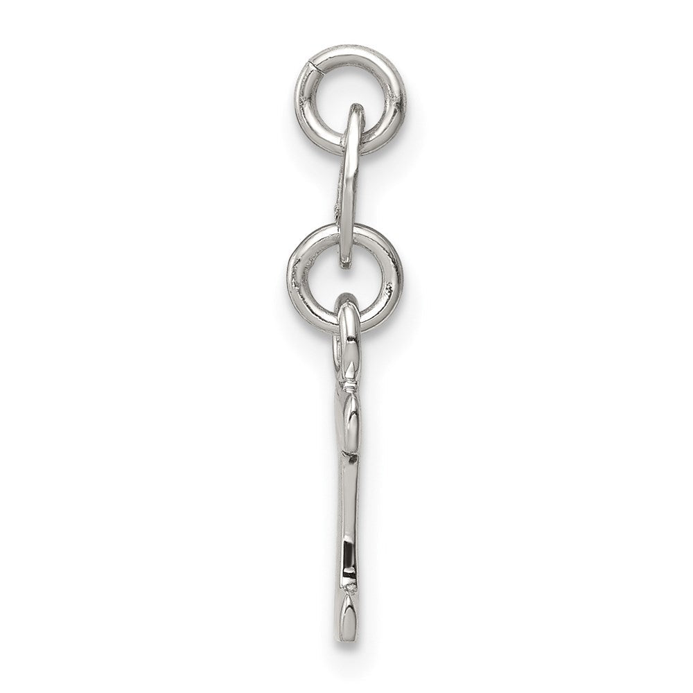 Sterlingsilber Buchstabe I Initiale Charm