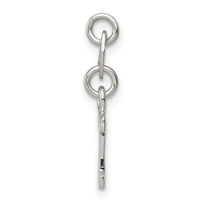 Sterlingsilber Buchstabe I Initiale Charm
