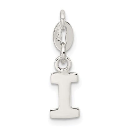 Sterlingsilber Buchstabe I Initiale Charm