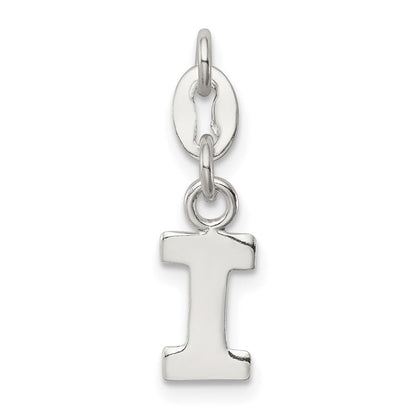 Sterlingsilber Buchstabe I Initiale Charm
